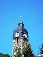 Bild vom Kirchturm in Lauscha