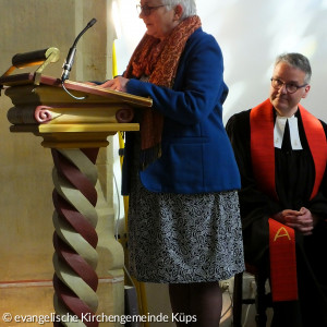 Konfirmation 2022 - Vertrauensfrau Christina Sammet